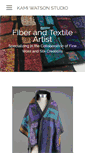 Mobile Screenshot of kamiwatsonstudio.com