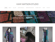Tablet Screenshot of kamiwatsonstudio.com